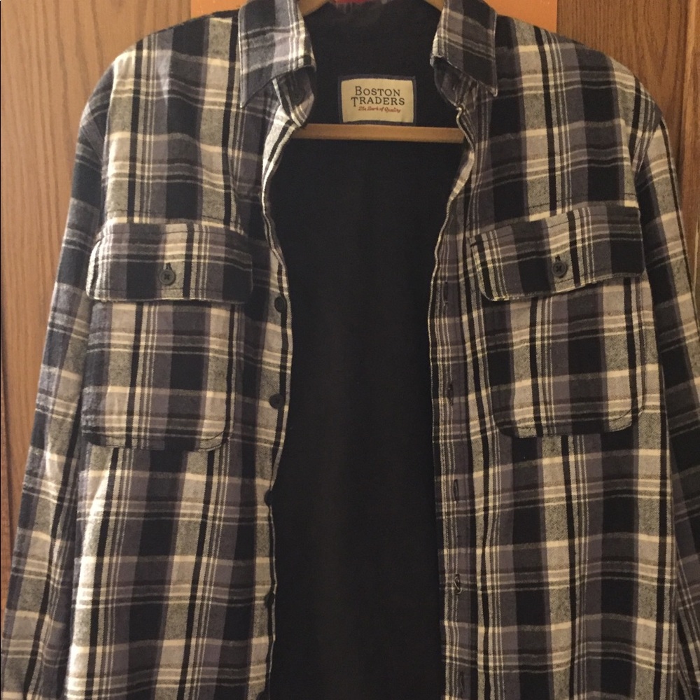 Fleece Lined Boston Trader Flannel